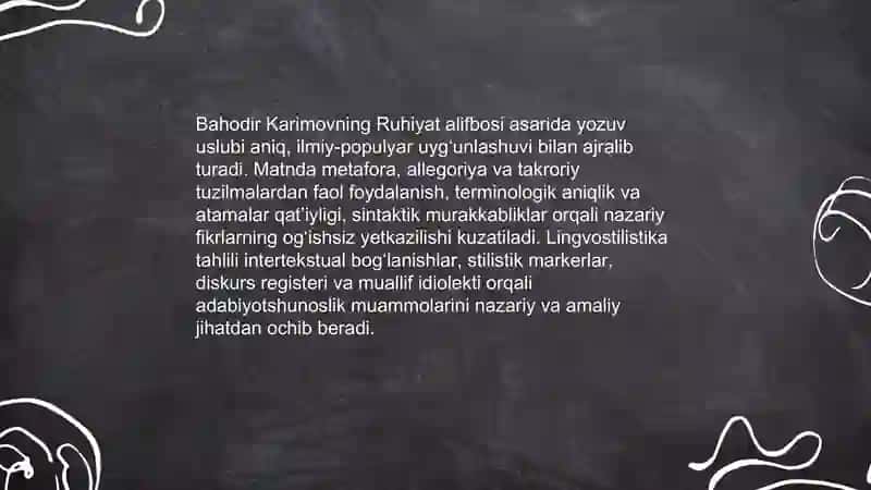 Ruhiyat alifbosi 4