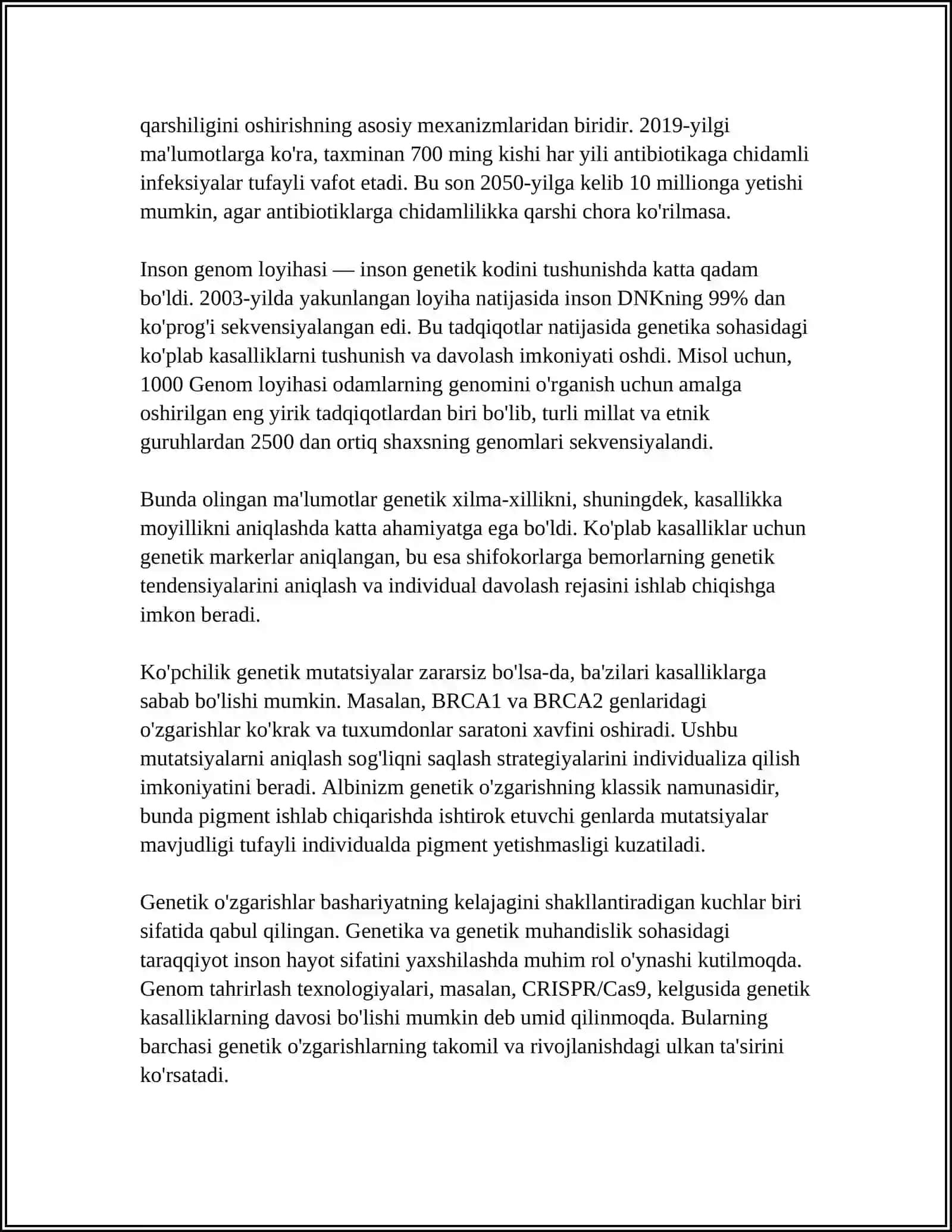 ORGANIZMDAGI KEKSAYISH DAVRIGA XOS OZGARISHLAR 4