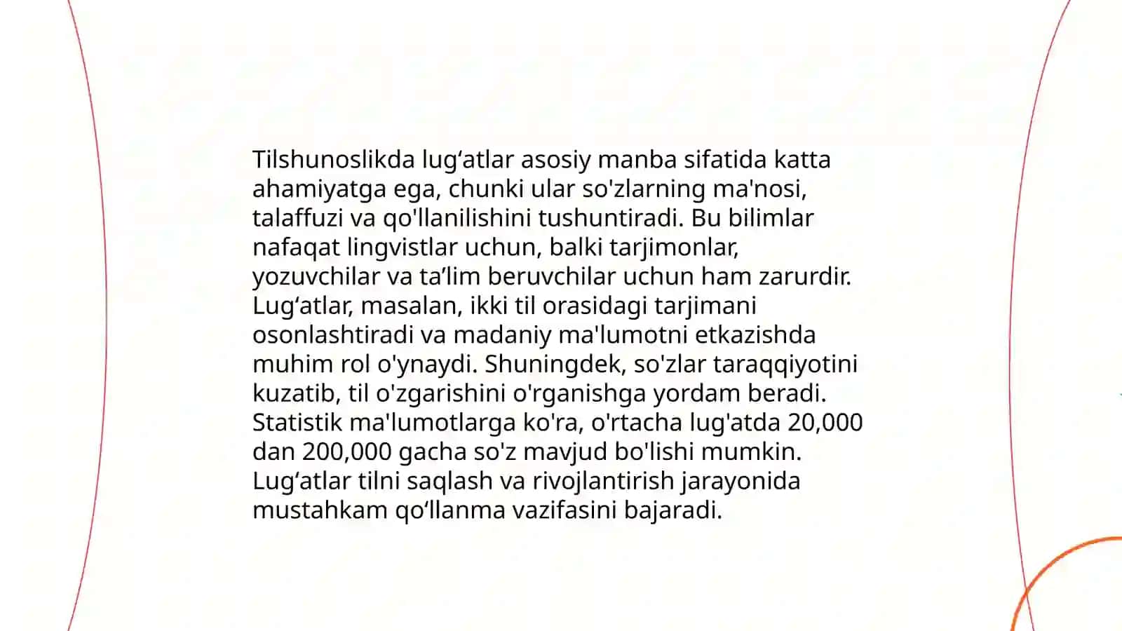 Luģat ustida ishlashning lingvistik asoslari 4