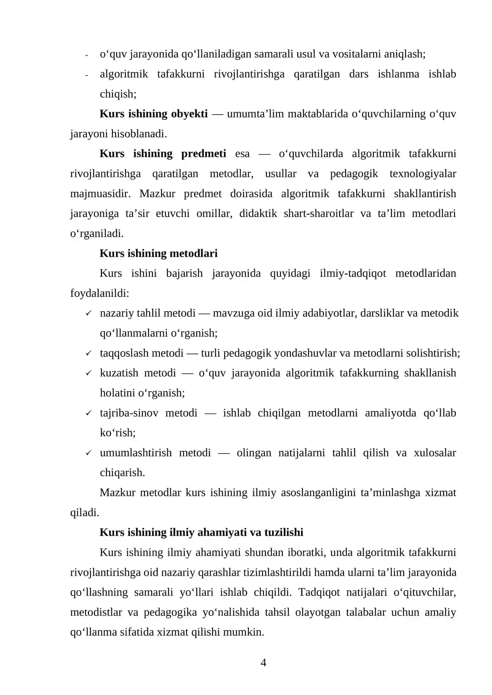 Algoritmik tafakkurni rivojlantirish metodlari 4