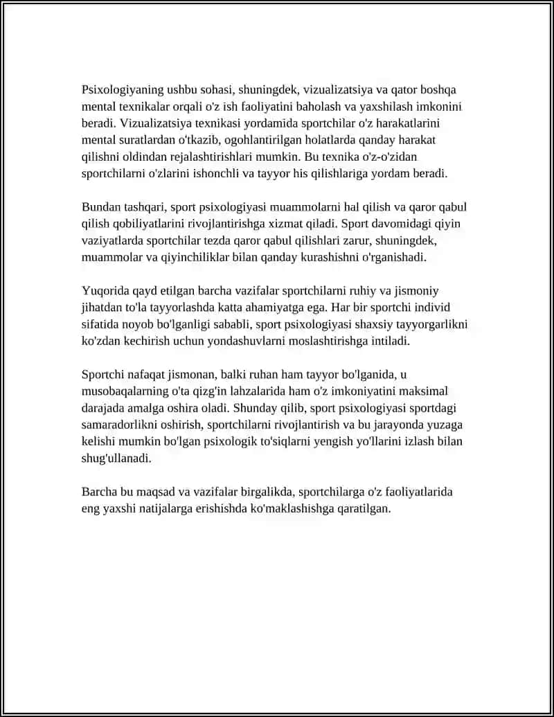 SPORT PSIHALOGIYASINING MAQSAD VA VAZIFALARI 4
