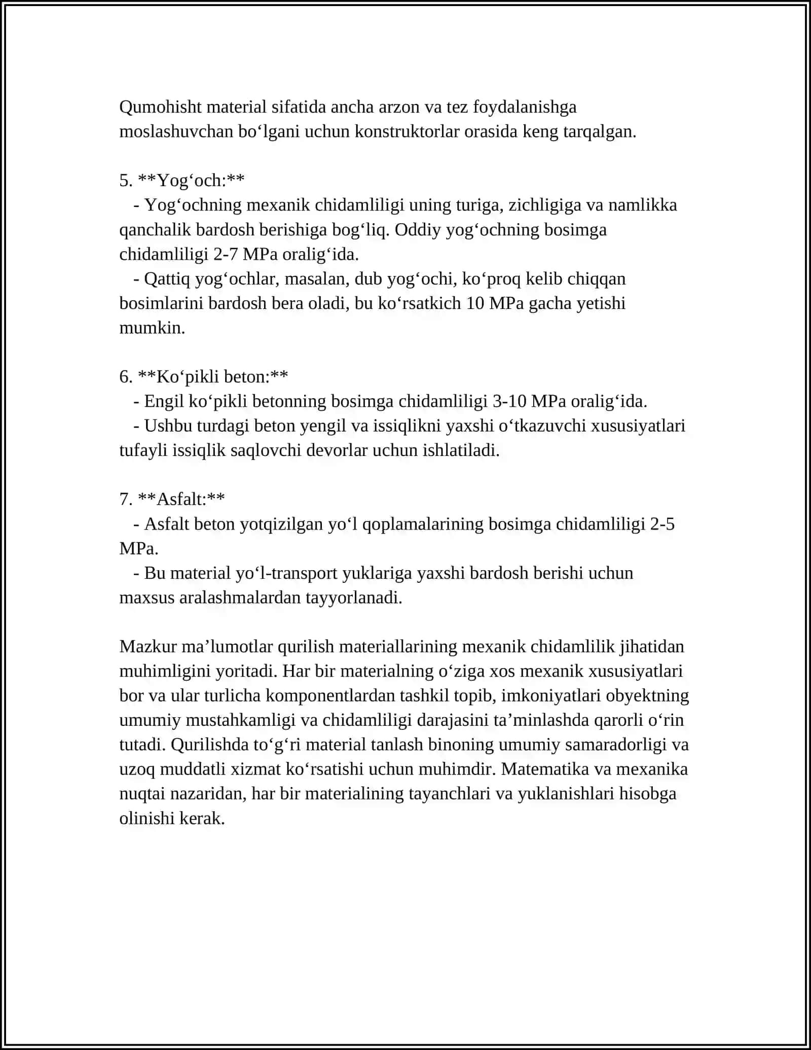 PARDOZBOP QURILISH ASHYOLARINING CHIDAMLILIGI QURILISH ASHYOLARINI BUZMASDAN SINASHNING ZAMONAVIY USULLARI 4