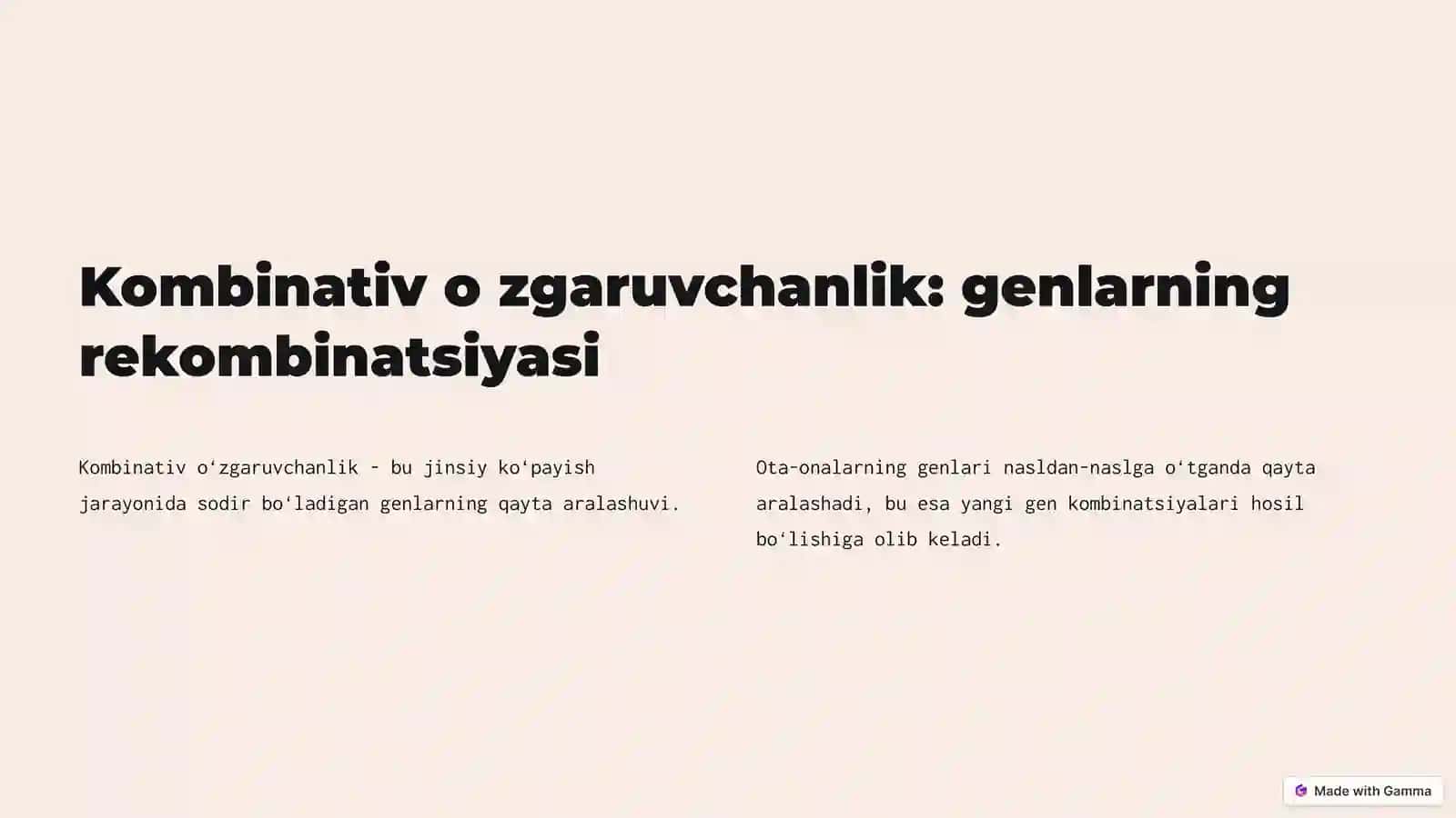 Oʻzgaruvchanlik qonuniyatlari 4