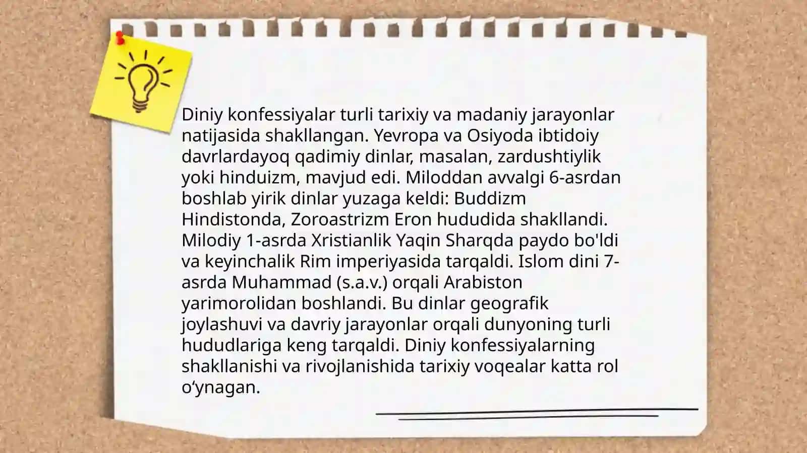 Konfessiya tushunchasining mohiyati va O'zbekistonda faoliyat yurituvchi diniy konfessiyalarning tasnifi 4