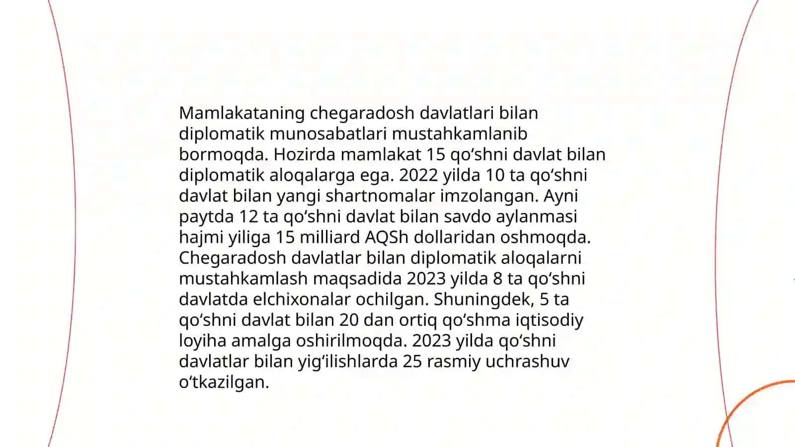 O'zbekistonning Markaziy Osiyodagi tinchlik va barqarorlikni ta'minlashdagi o'rni Avlaqulov Otabek 4