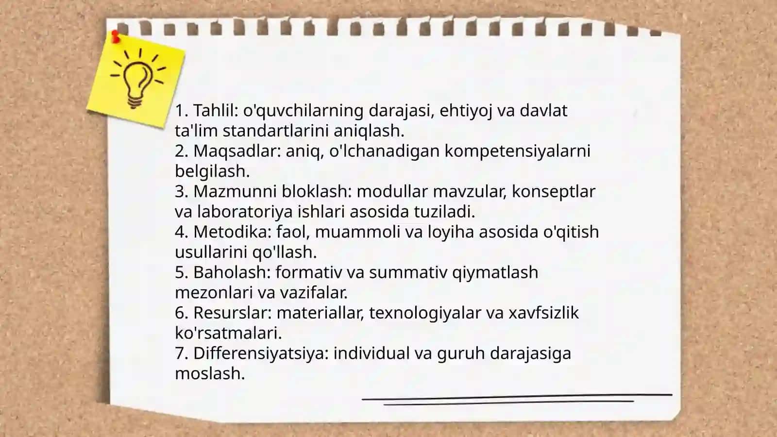 Biologiya o'qitishda modul ta'lim texnologiyalaridan foydalanish 4