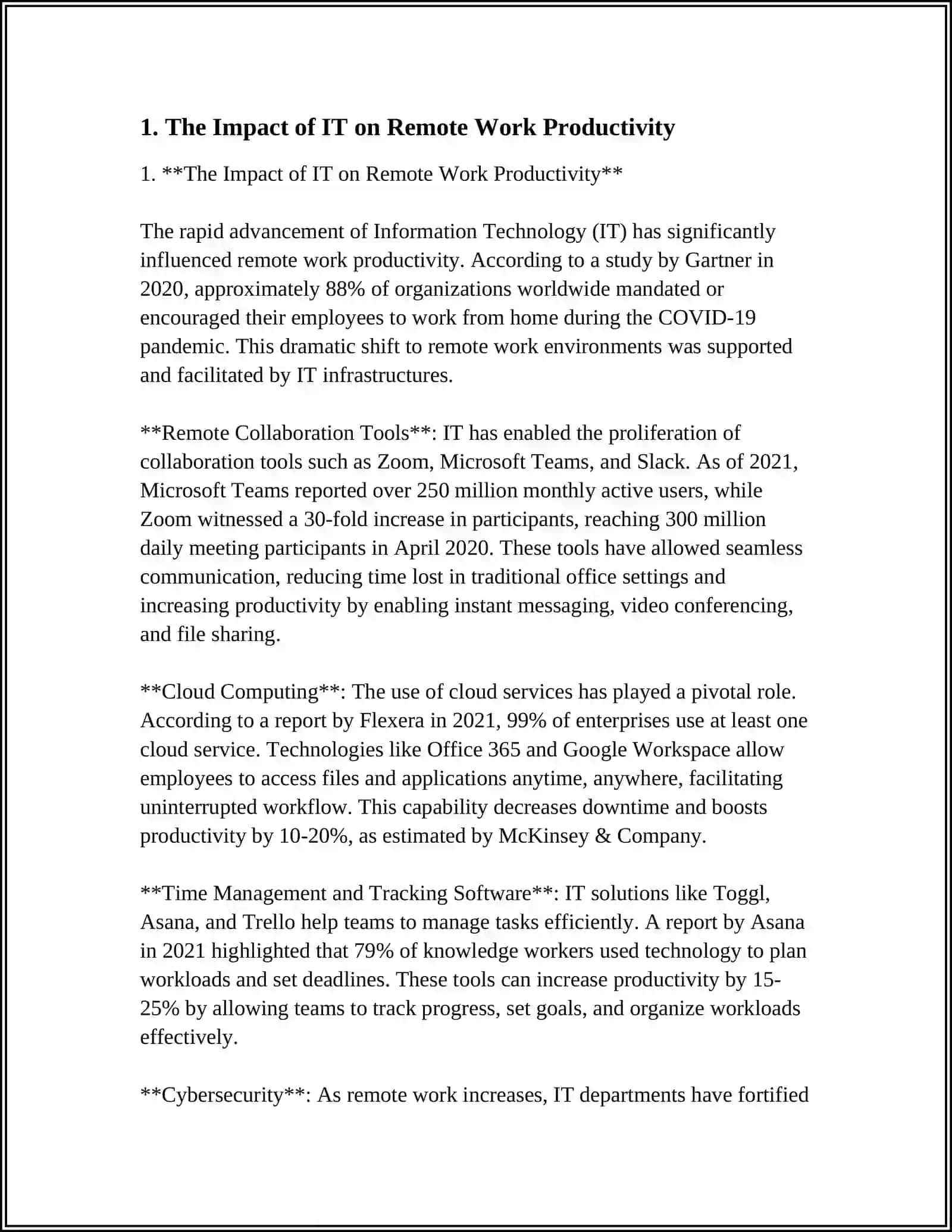 THE ROLE OF IT IN REMOTE WORK AND ONLINE COLLABORATION TOOLS 4