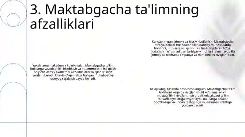 Maktabgacha TaʼLimda Aqsh TaʼLim Tizimi 4