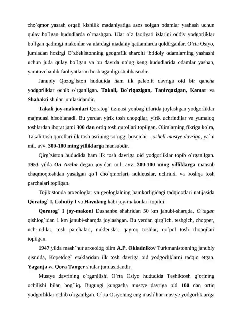 Paleolit davri arxeologiyasi 4