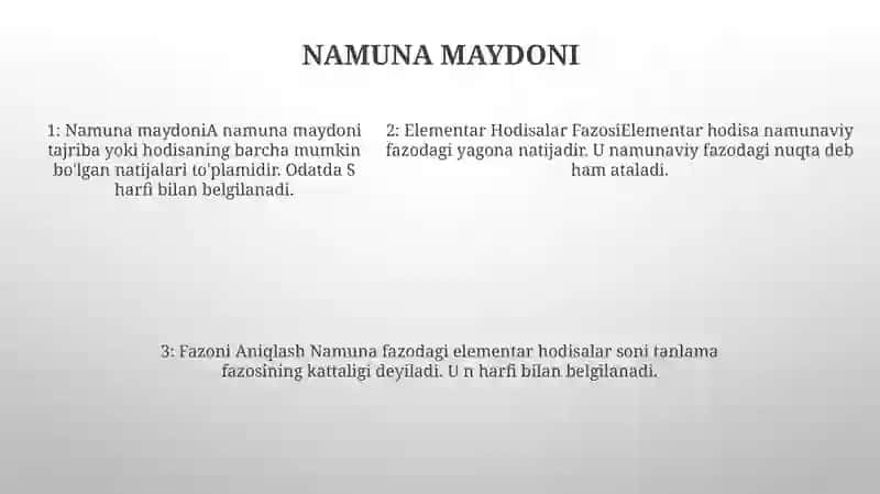 Elementar Hodisalar Fazosi 4