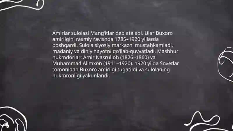 Buxoro amirligi 4