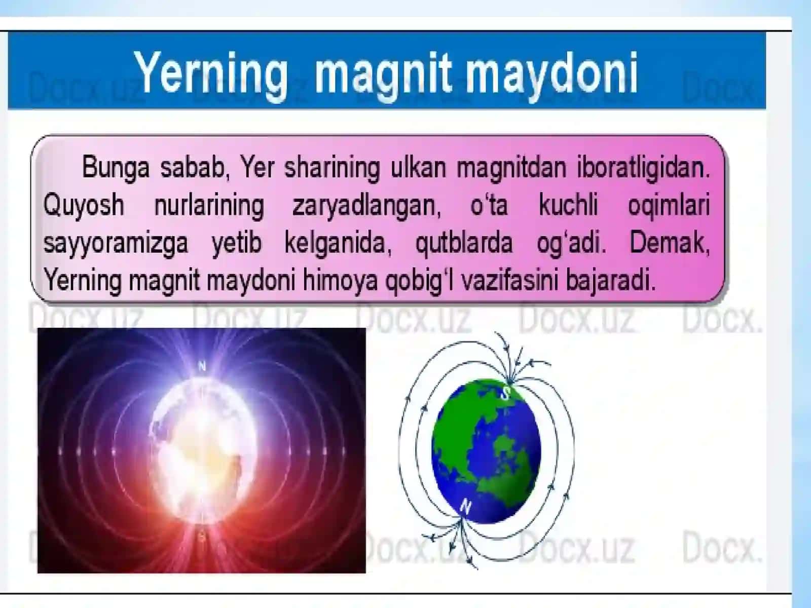 YERNINIG MAGNIT MAYDONI. MAGNIT MAYDON XAQIDA TUSHUNCHA VA UNING MOHIYATI 4