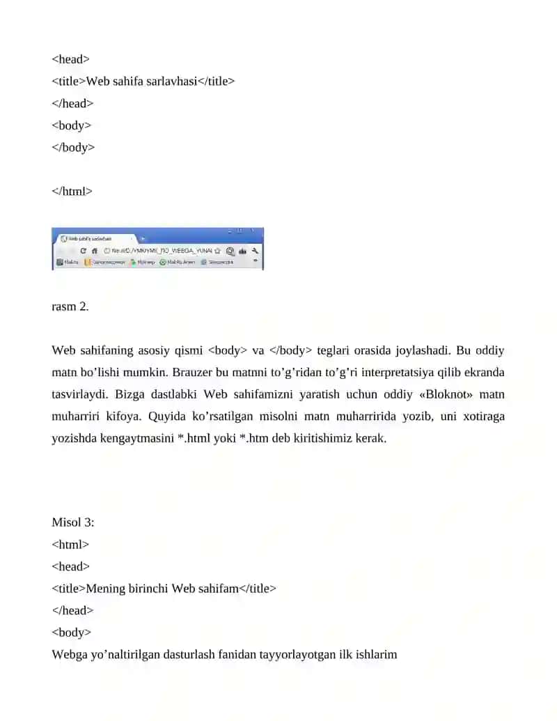 Html tili 4
