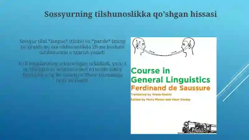 Ferdinand de Sossyur ta'limoti va strukturasi 4