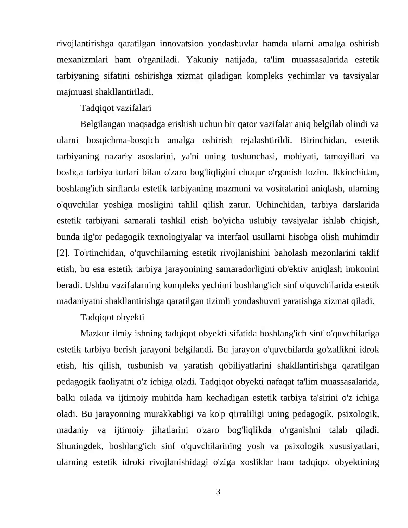 BOSHLANĜICH SINF TARBIYA DARSLARIDA ÓQUVCHIKARGA ESTETIK TARBIYA BERISH 4