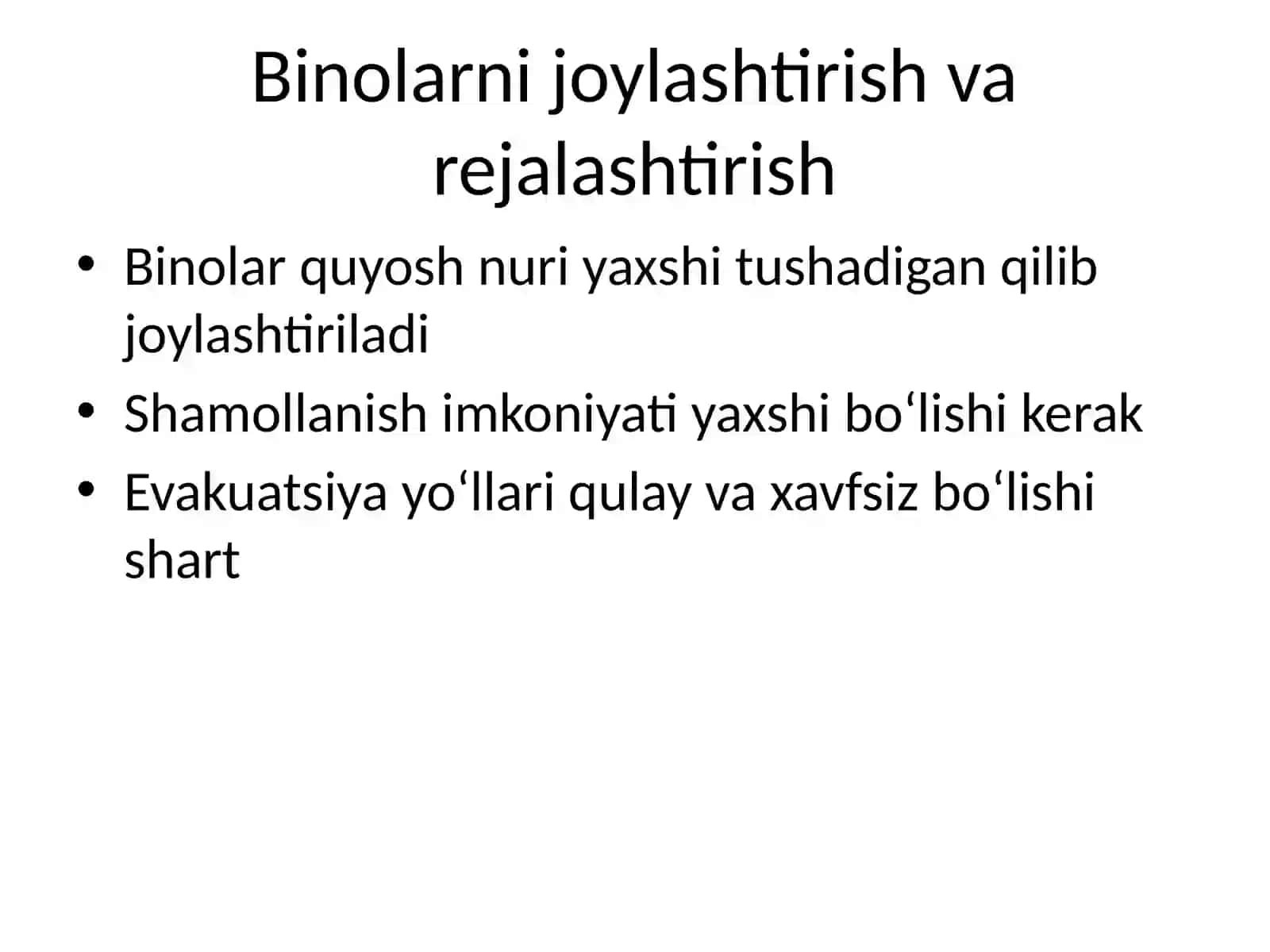 Bolalar muassasalarini loyihalashtirish va jihozlashga gigiyenik talablar 4