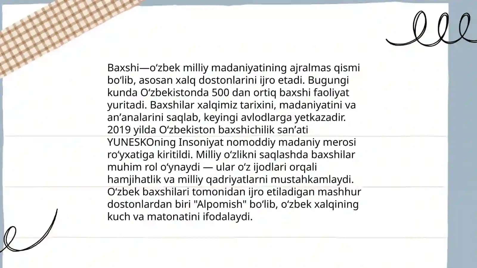 Bakhshichilik San'ati Tarixi 4