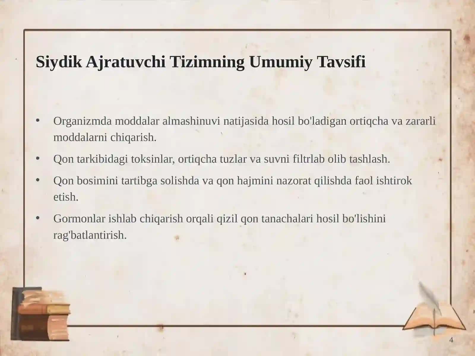 Siydik Ajratuvchi Tizim: Tuzilishi va Funksiyalari 4