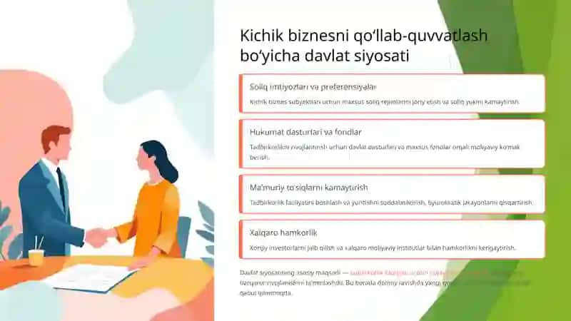 O‘zbekistonda kichik biznes va tadbirkorlikni rivojlantirish istiqbollari 4