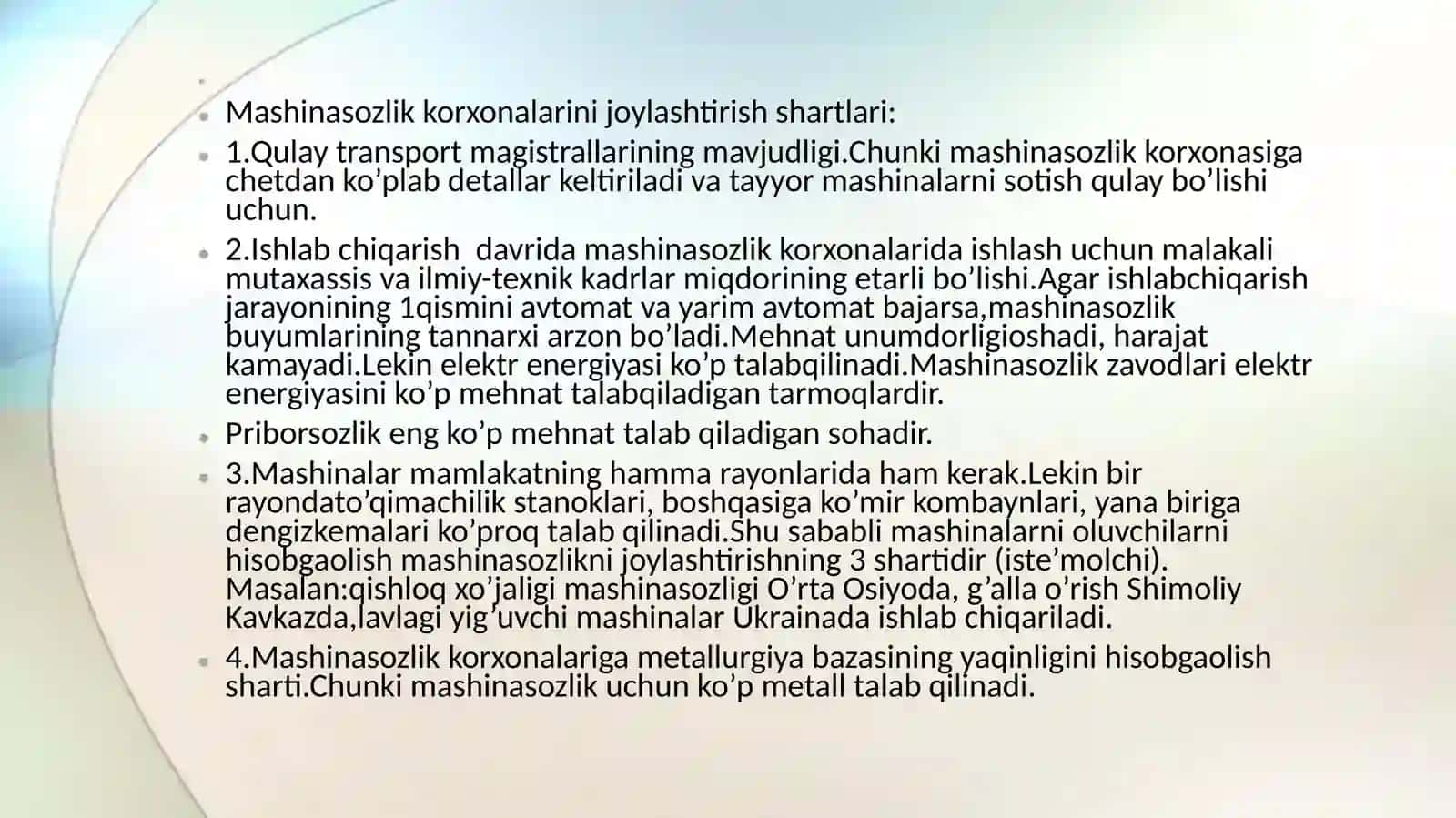 Rivojlangan davlatlarning mashinasozlik sanoati va ishlab chiqarish jarayonlari 4
