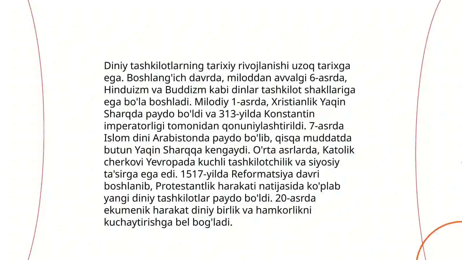 Oʻzbekistonda diniy tashkilotlar va konfessiyalar faoliyati dinamikasi 4