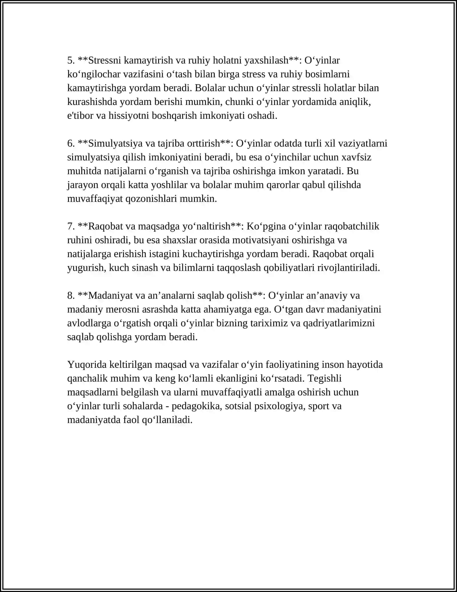MAKTABGACHA TA'LIM TASHKILOTIDA RIVOJLANISH MARKAZLARIDA TA'LIMIY FAOLIYATNI TASHKIL ETISHDA O‘YIN FAOLIYATI 4
