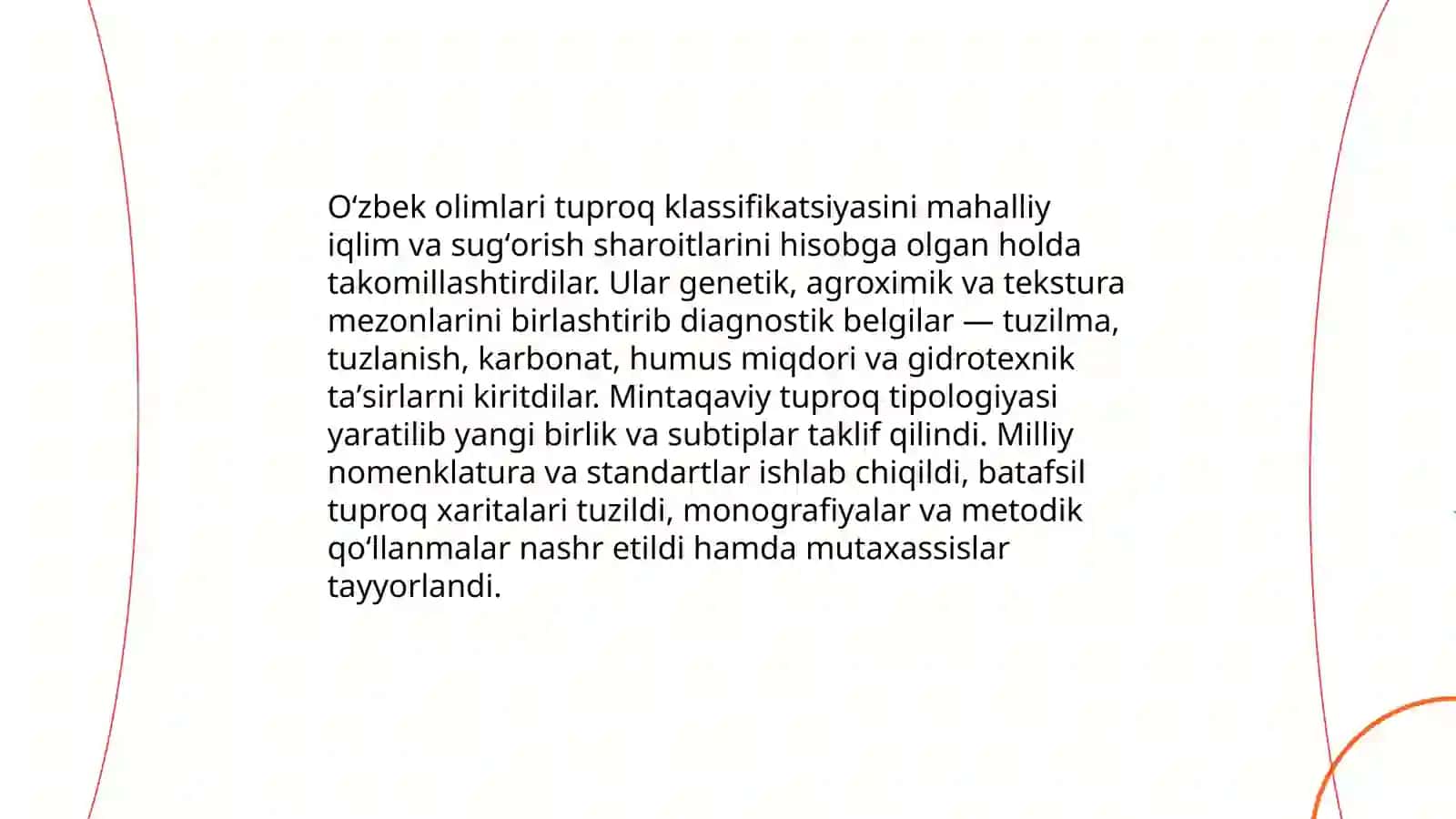 Tuproqlar georafiyasining rivojlanishiga hissa qoʻshgan Oʻzbek olimlari 4