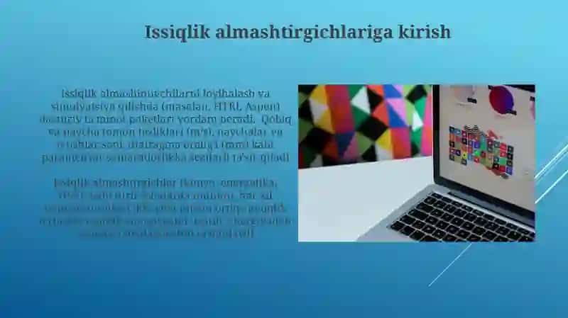 Issiqlik almashinish qurilmalari 4