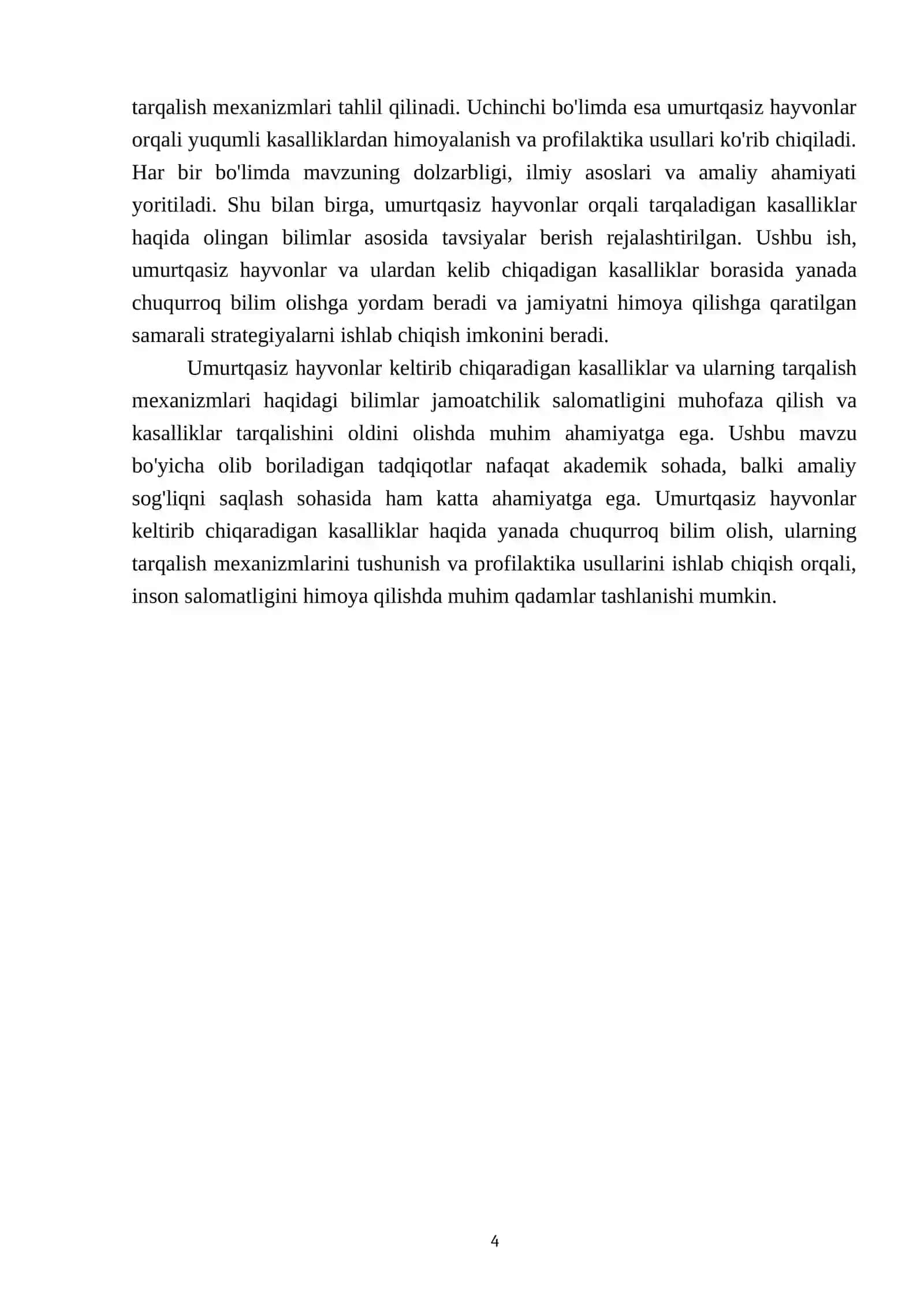 Umurtqasiz hayvonlar keltirib chiqaradigan kasalliklar 4
