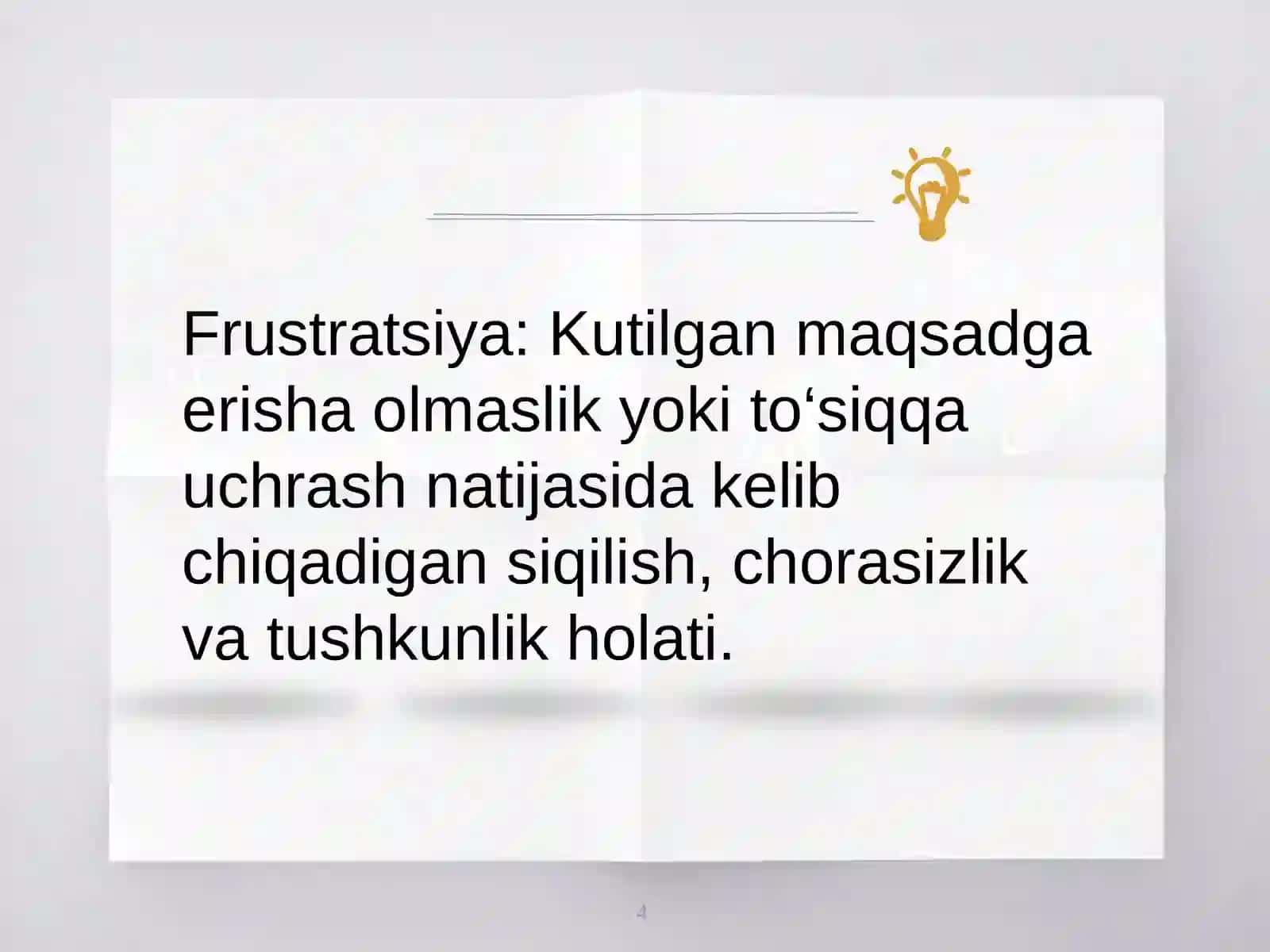 motsiyalar va emotsiyan holatlar 4