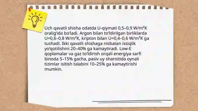 Uch qavatli shisha 4