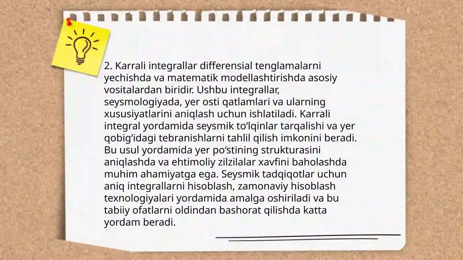 Karrali integrallarning seysmologiyadagi tatbiqlari 4