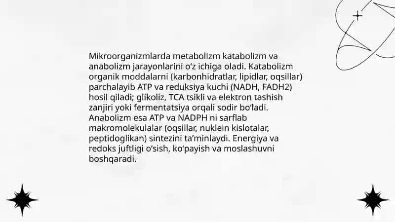 Mikroorganizmlar fiziologiyasi 4