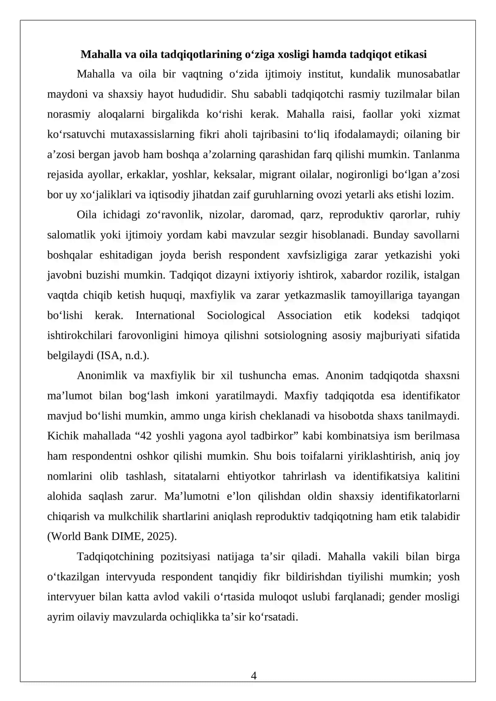 Sotsiologik tadqiqot natijalarini tahlil qilish metodlari 4