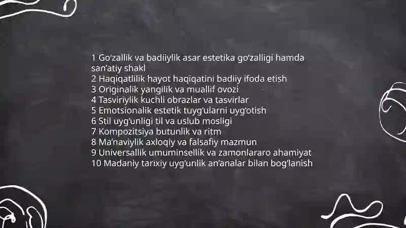 Badiy adabiyot san'at turi sifatida 4