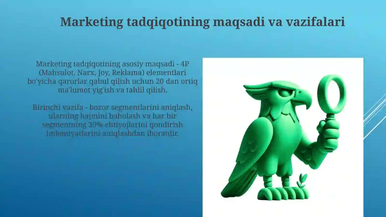 Marketing tadqiqotlari fanining asosiy tushunchalari va mohiyati 4