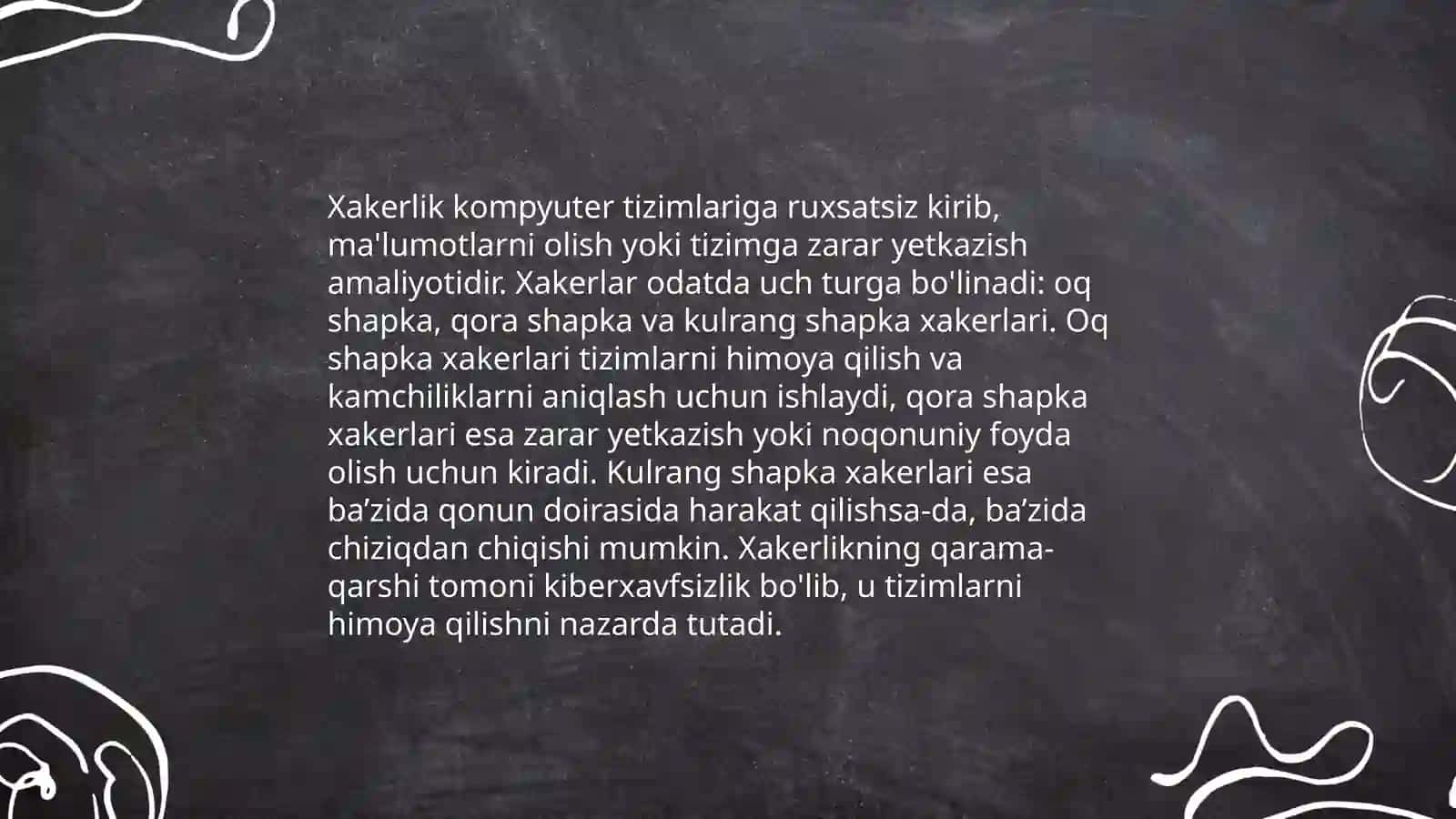 Kiberhujumlar va ularni xavfsizligini ta'minlash 4