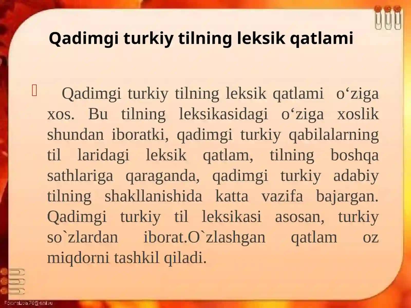Qadimgi turkiy til leksikasi 4