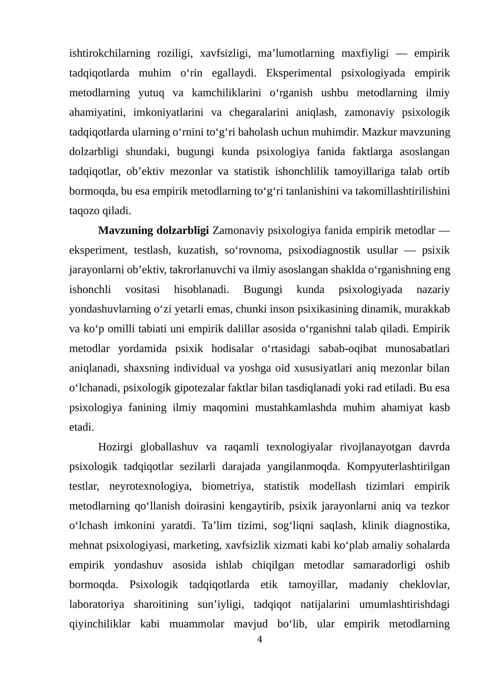 Eksperimental psixologiyada emperik metodlarning yutuq va kamchiliklari 4