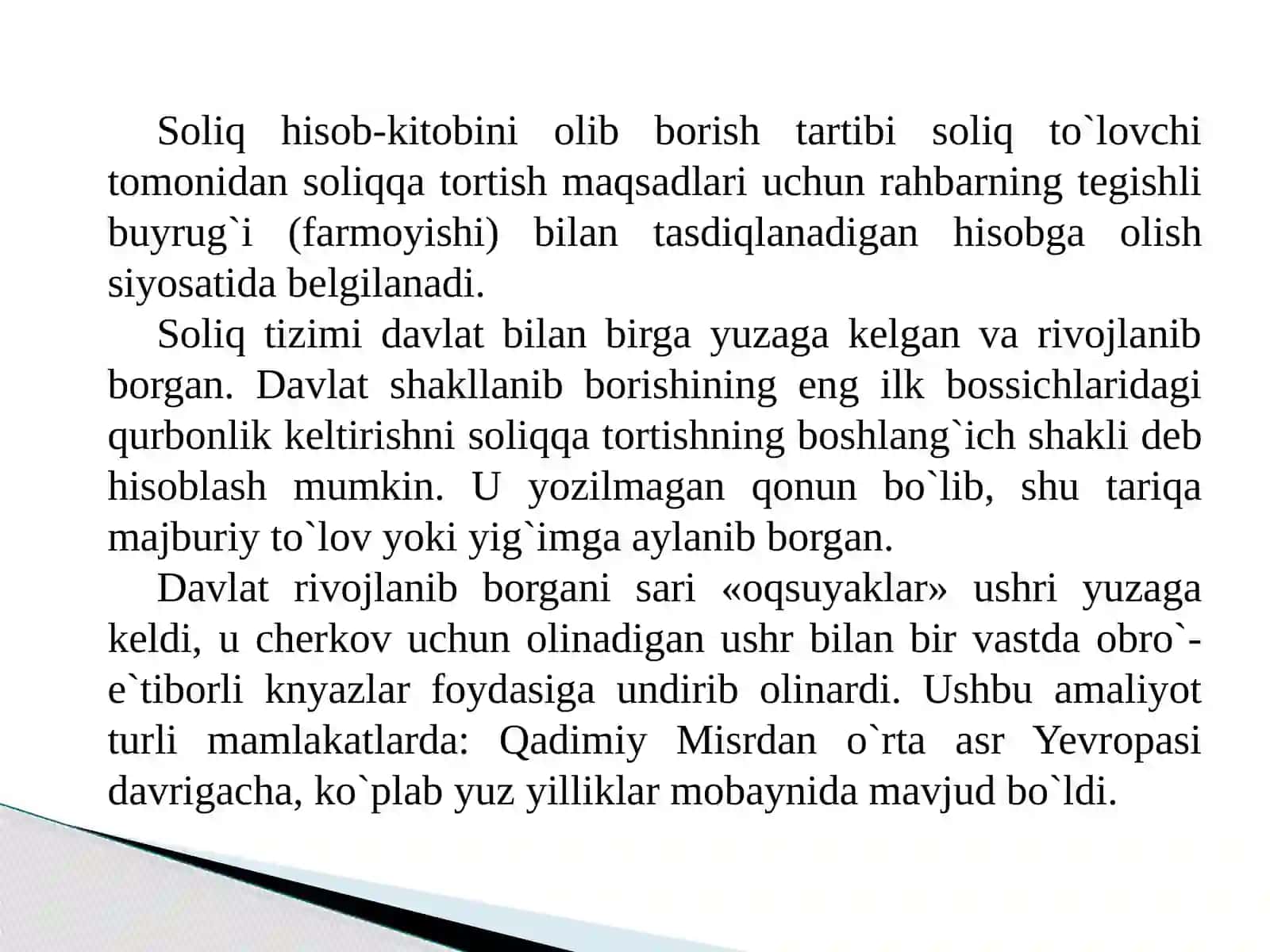 Soliq va soliqqa tortish 4