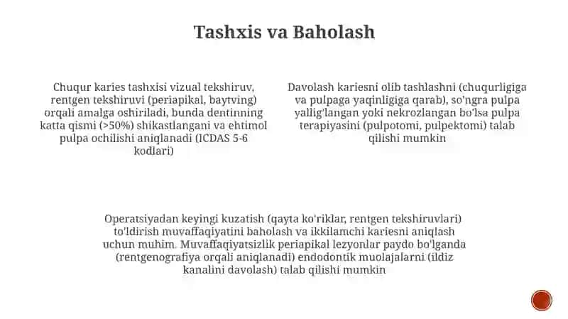 Surunkali chuqur kariesni davolash usuli 4