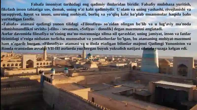 Falsafa va uning jamiyathayoti dag'ir o'li 4