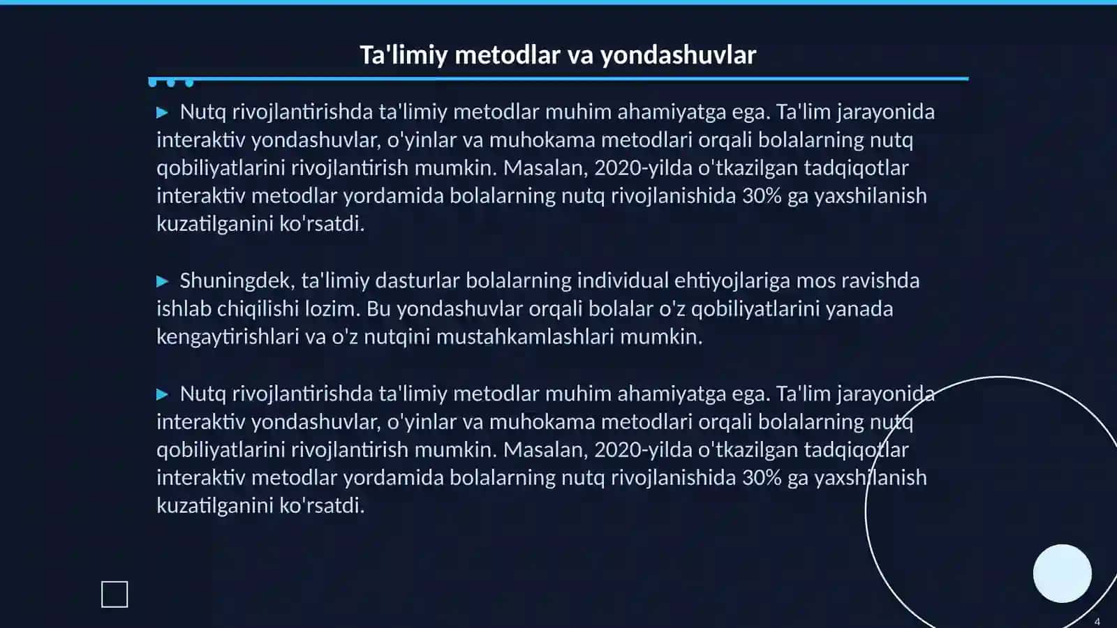 Nutq rivojlantirish psixolingvistik va ta'limiy asoslari 4