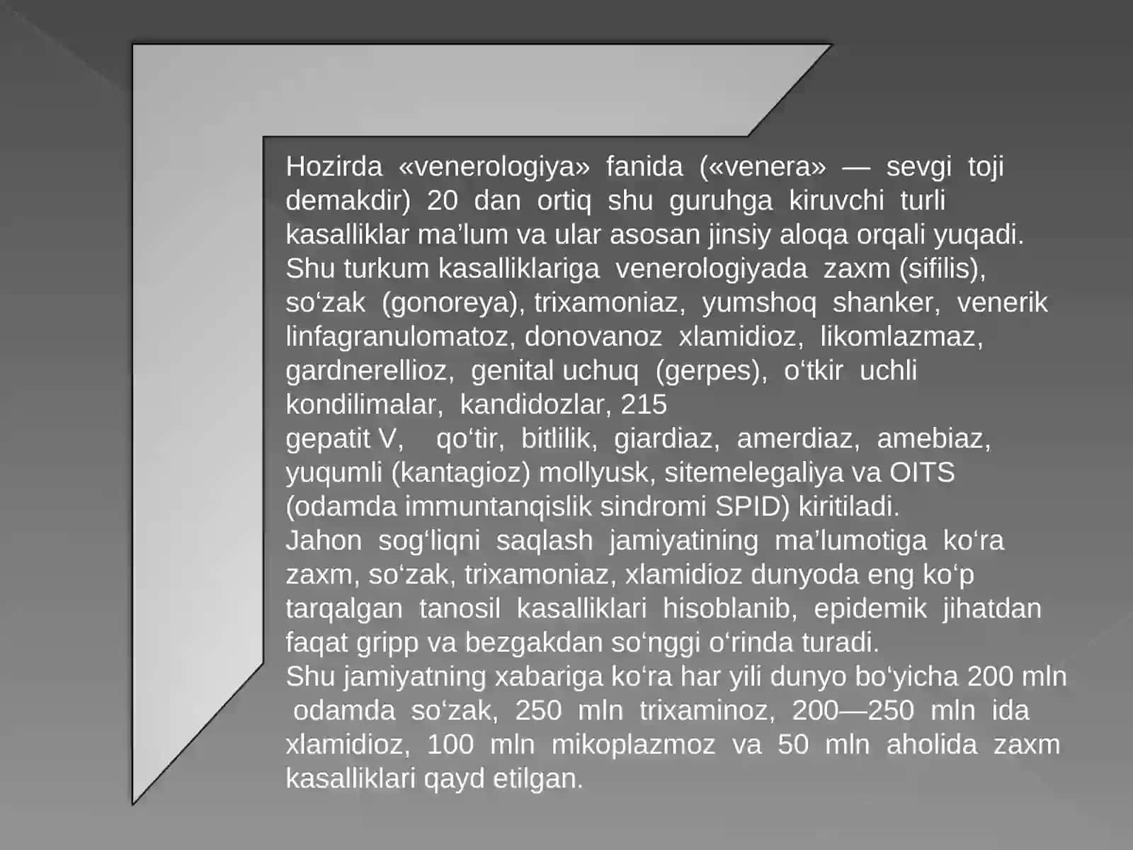 OITS (SPID) va jinsiy yo‘l bilan yuqadigan kasalliklarning ijtimoiy-psixologik muammolari va ularning yechimi 4