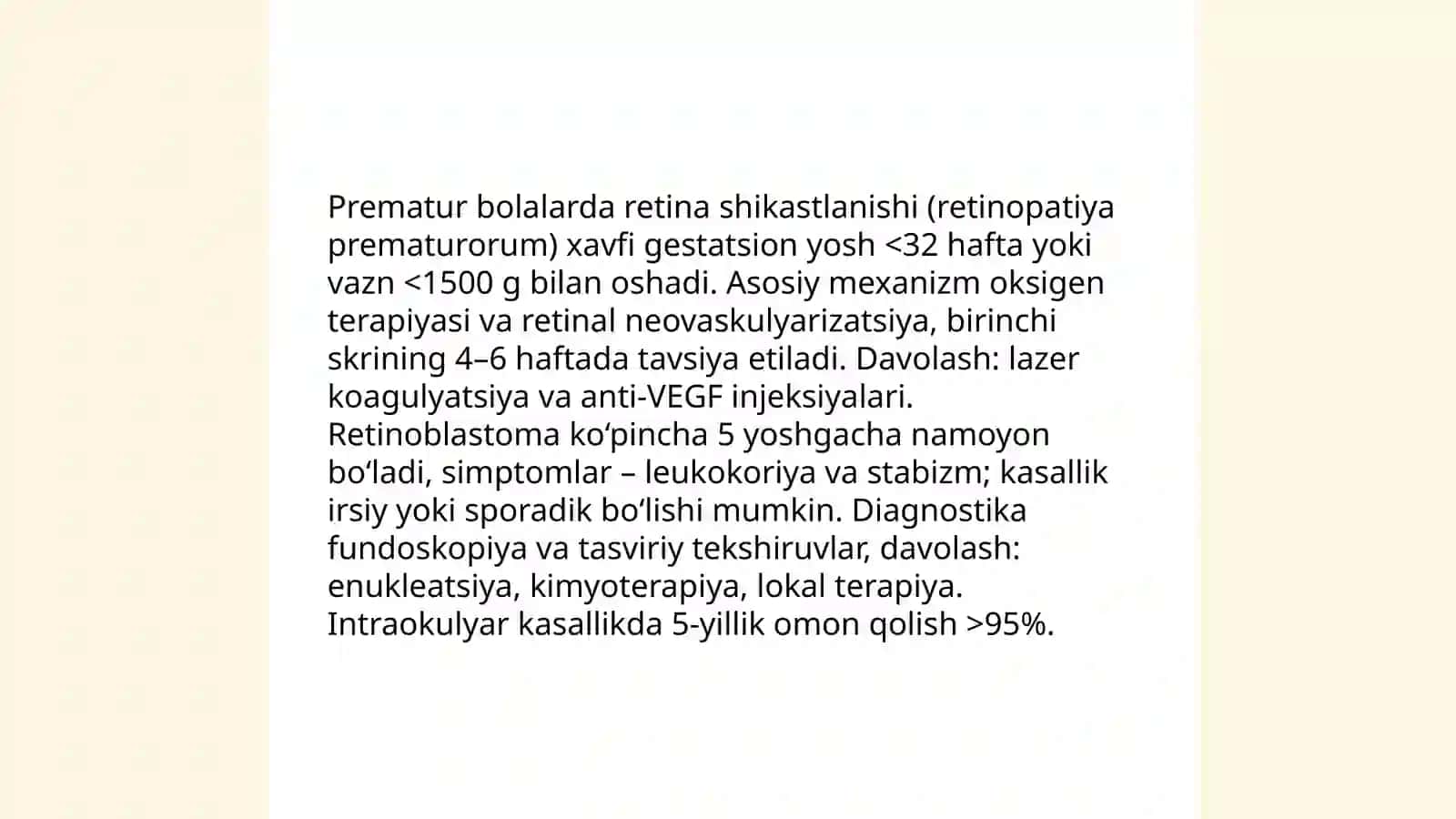 Koʻzi ojiz va zaif koʻruvchi bolalarda birlamchi va ikkilamchi nuqsonlar 4