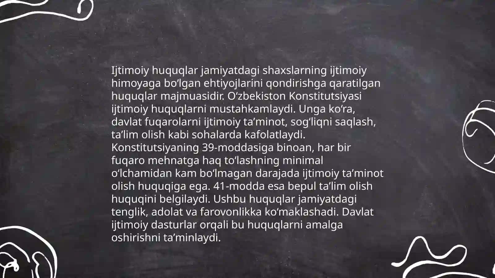 Iqtisodiy, ijtimoiy, madaniy va ekologik huquqlarining konstitutsiyaviy asoslari 4
