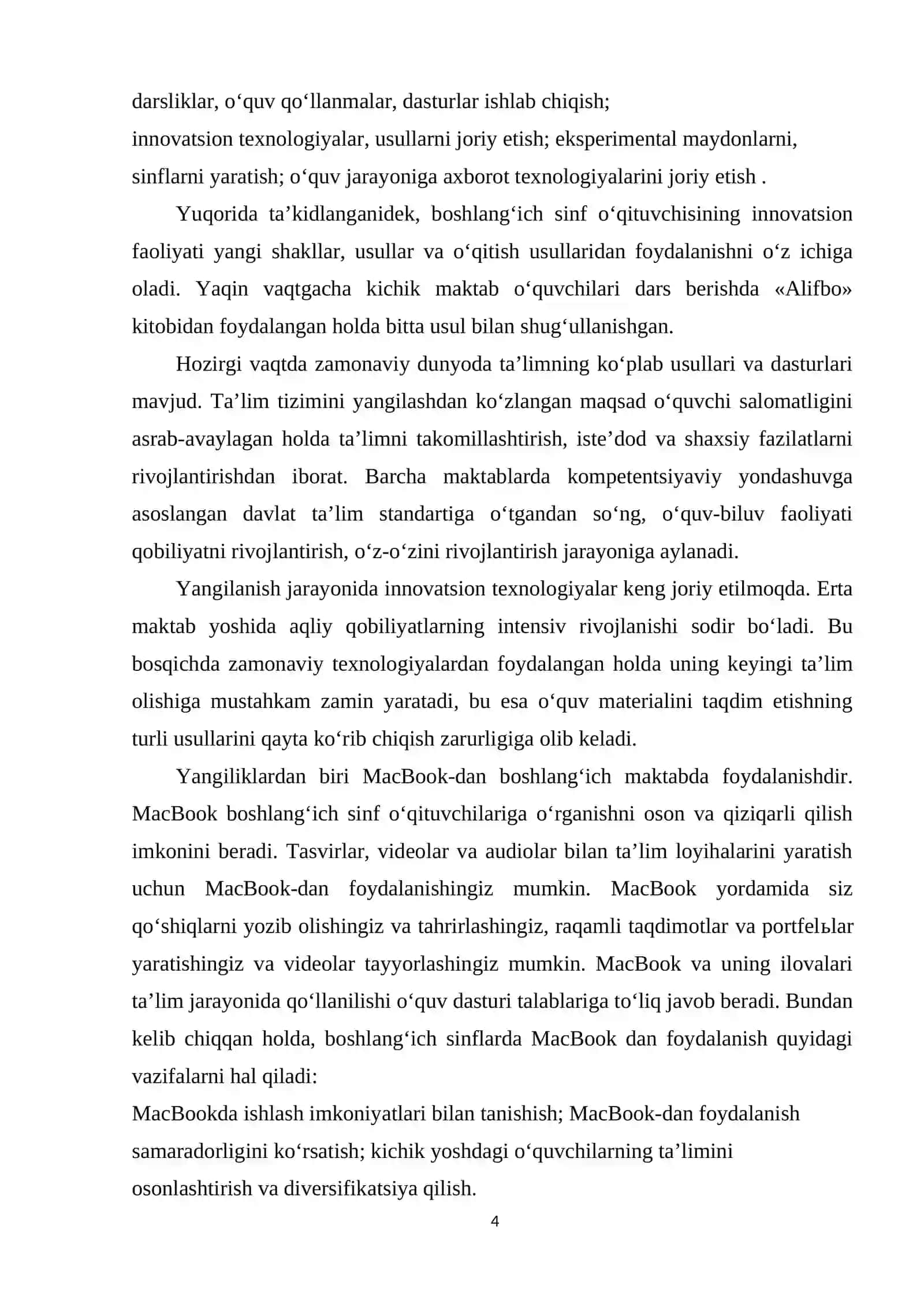 Innovatsion yondashuv asosida sinf va maktabdan tashqari ishlarni tashkil qilish 4