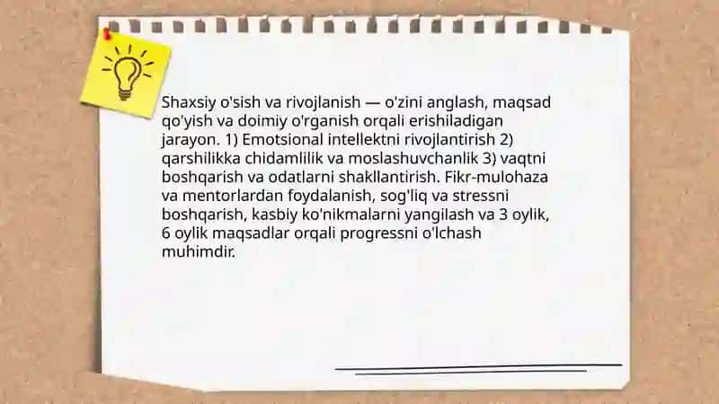 Shaxs Tarbiyasi 4