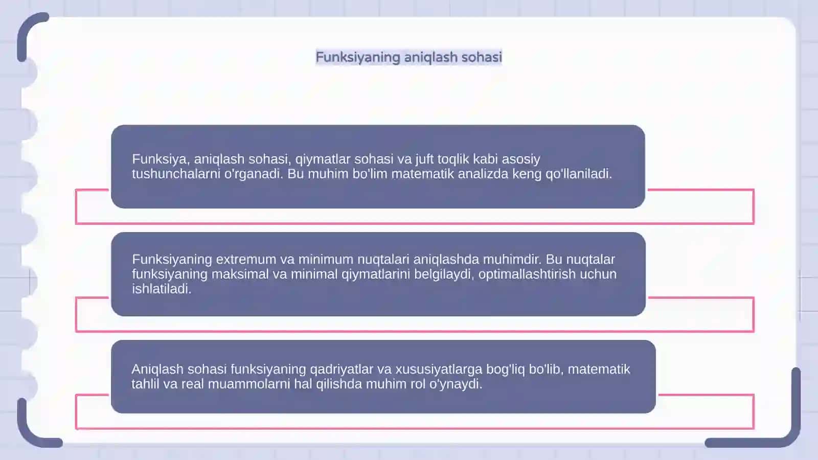 Funksiyalar va ularning xususiyatlari 4