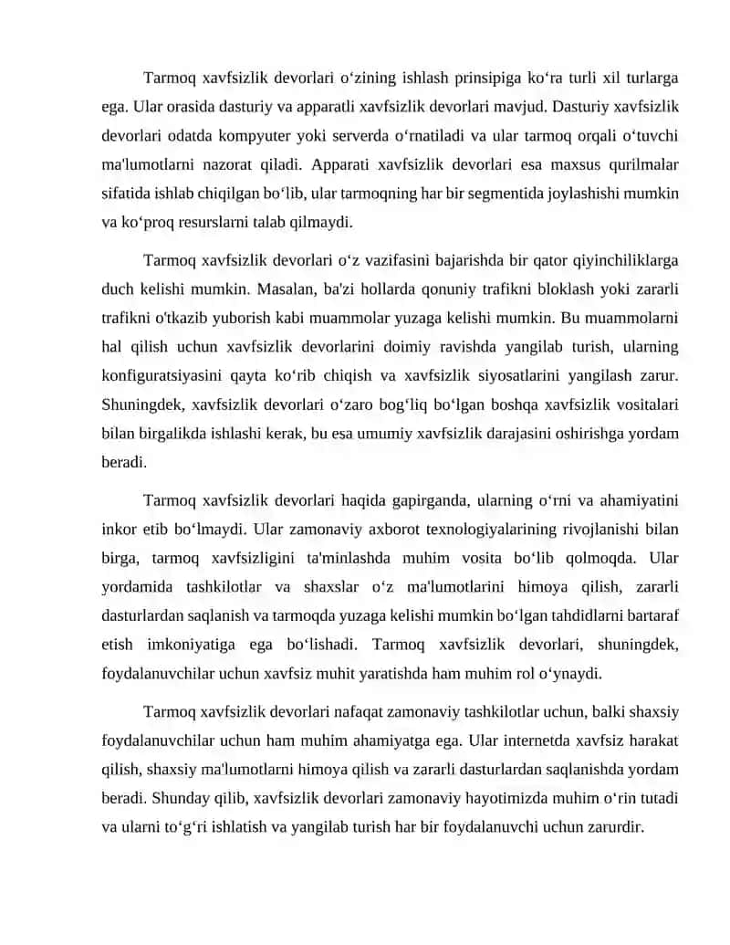 Tarmoq xavfsizlik devorlari 4